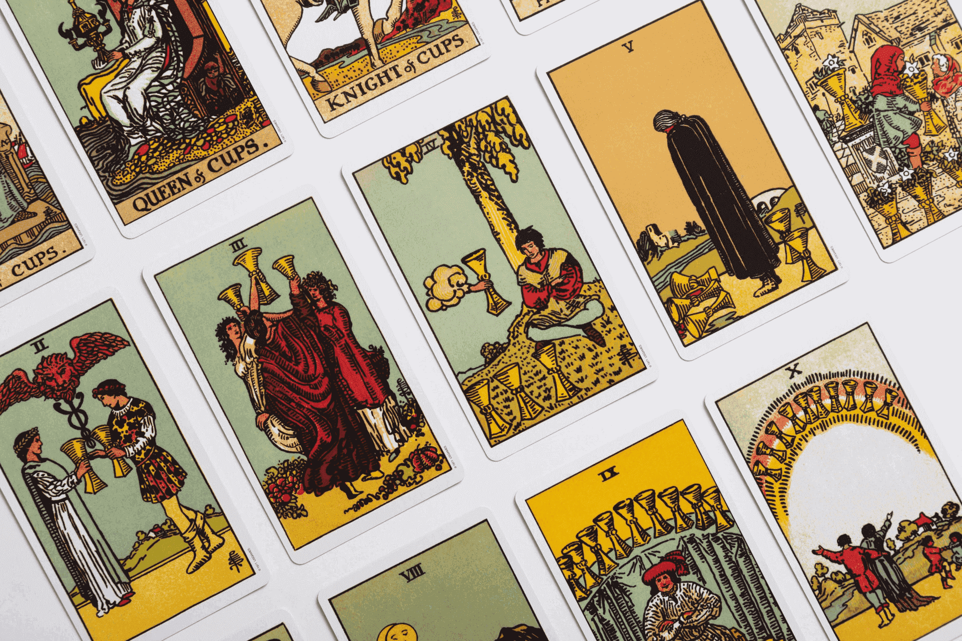 Photo - A 10-card tarot spread layout guide
