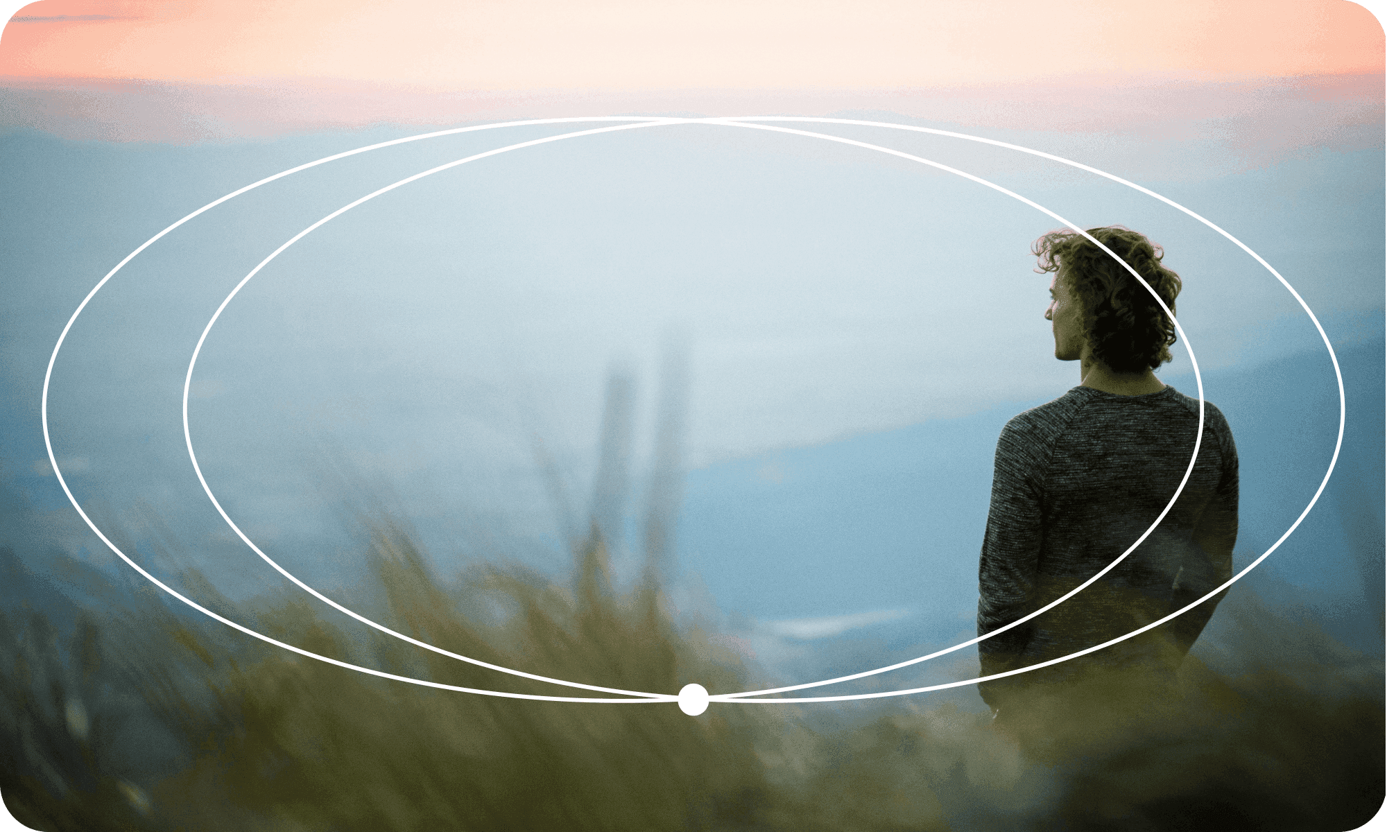 Photo - a girl looking beyond the horizon