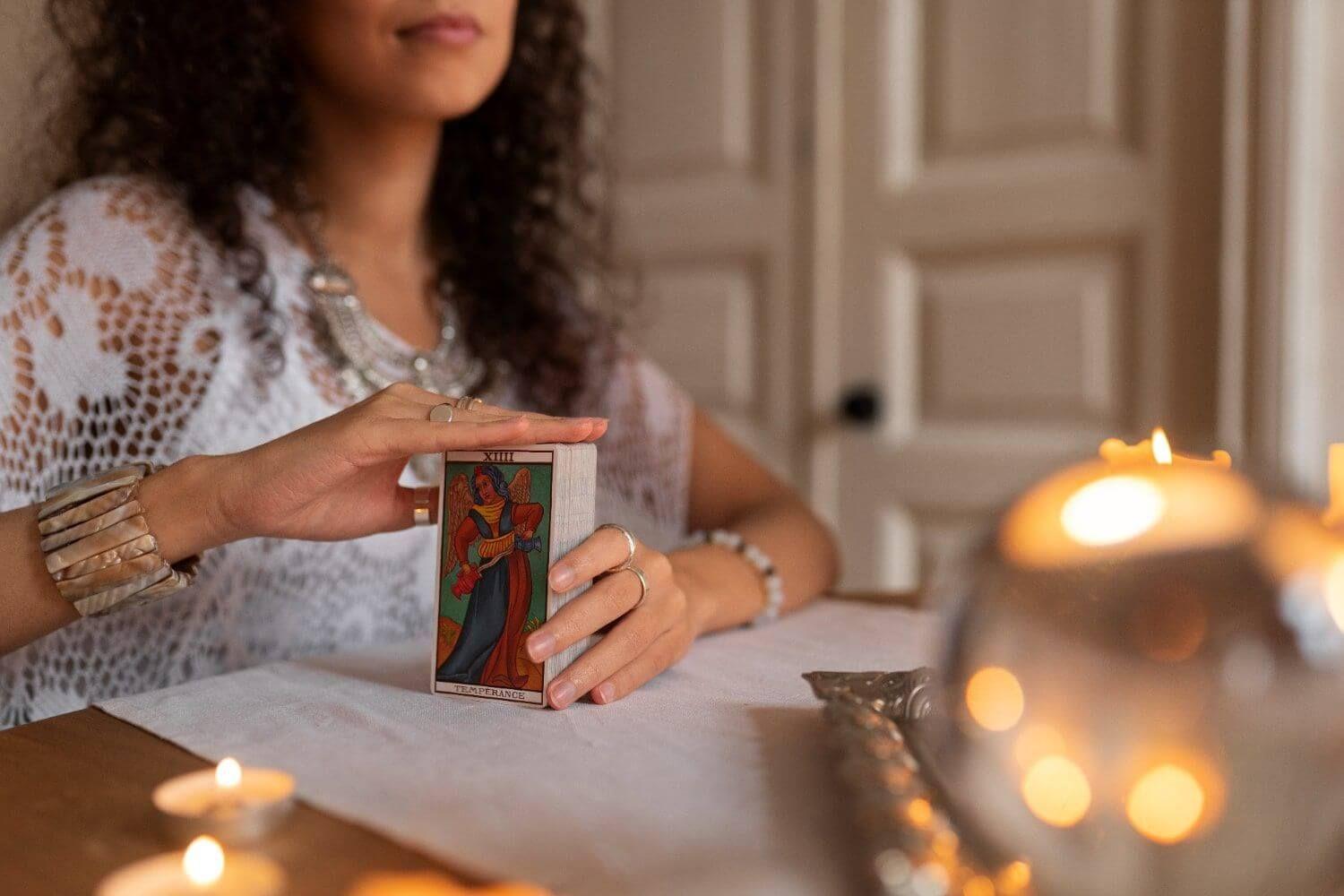 A monthly tarot spread used for planning ahead Photo - A monthly tarot spread used for planning ahead